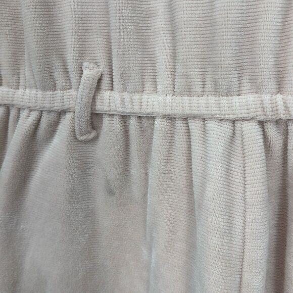 SATURDAY SUNDAY x ANTHROPOLOGIE | Pink Cozy Ribbed Velvet Hooded Jumpsuit | Smal - Picture 12 of 14